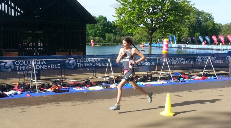 Abbie finishing strong for GB